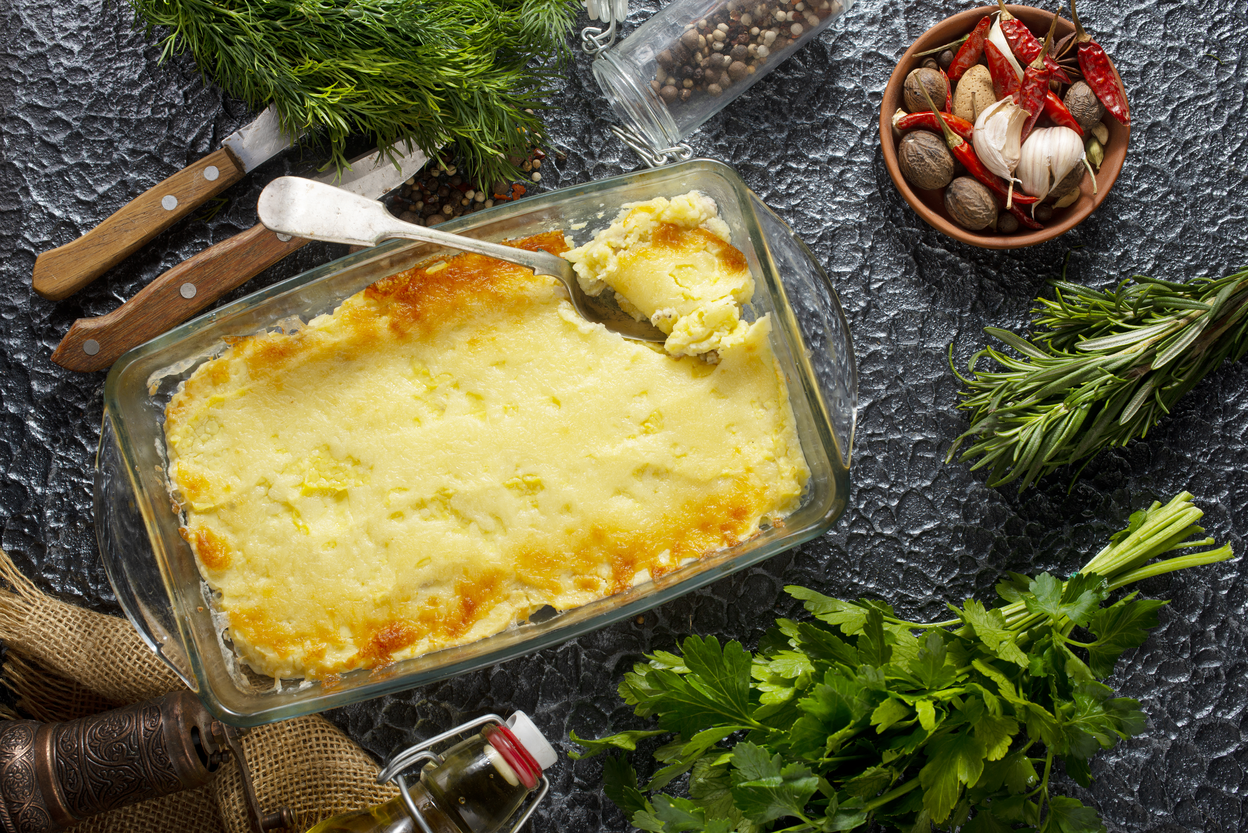 Shepherds Pie met kippengehakt