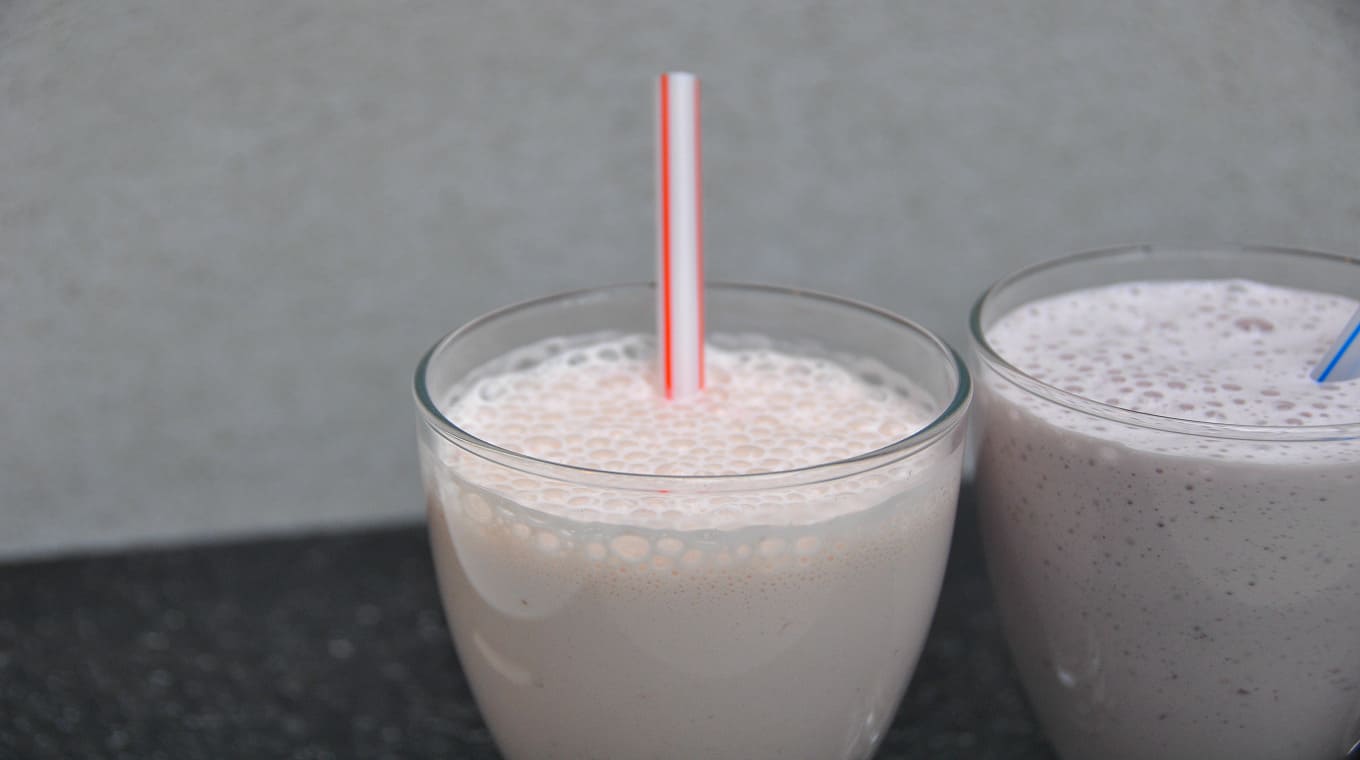 Aardbeienmilkshake